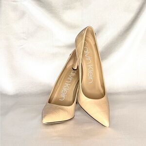 Calvin Klein Women's Beige Heels